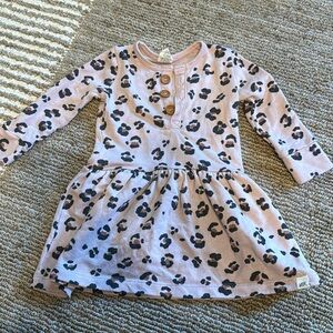 LuLu & Roo dress cheetah. 18-24 months